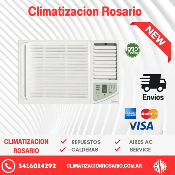 Aire Acondicionado MIDEA on off frio calor 4500Fg sku11143