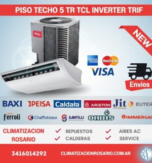 6915cea021fa6.jpg Aire Acondicionado PISO TECHO 5 TR TCL INVERTER TRIF sku11195