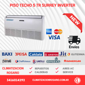 Aire Acondicionado PISO TECHO 5 TR SURREY INVERTER sku11201
