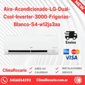 Aire-Acondicionado-LG-Dual-Cool-Inverter-Split-Frio-calor-3000-Frigorias-Blanco-220v--240v-S4-w12ja3aa sku11015