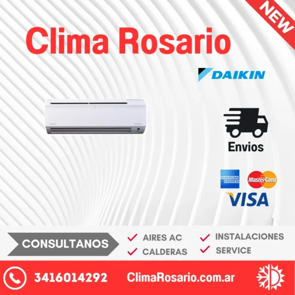 Aire Acondicionado SPLIT 3500 W DAIKIN INVERTER sku11215