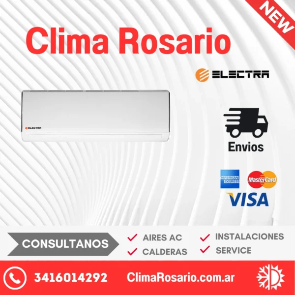 Aire Acondicionado SPLIT 6900 W ELECTRA INVERTER R410 sku11214