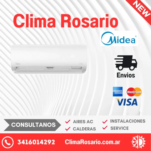 Aire Acondicionado MIDEA on/off frio/calor 2250Fg sku11135