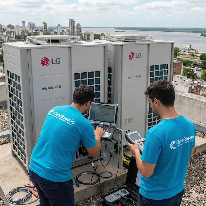 Revision electronica unidad VRF LG