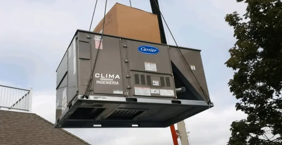 Reparacion y ReInstalacion unidad Rooftop Carrier 30 TR