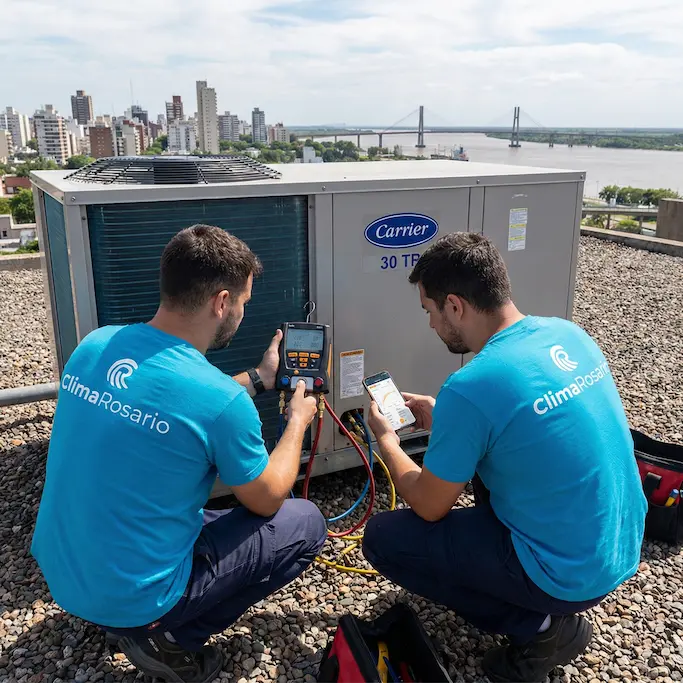 Mantenimiento de aire acondicionado central