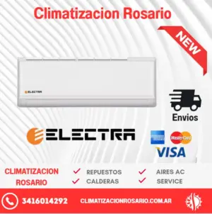 Aire Acondicionado SPLIT 2600 W ELECTRA R410 A ON-OFF sku11120