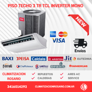 6915cf83d8196.png Aire Acondicionado PISO TECHO 3 TR TCL INVERTER MONO sku11194