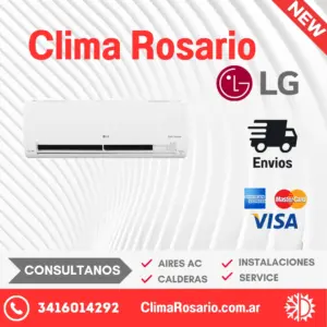 Aire Acondicionado SPLIT 3520 W LG INVERTER ART C  sku11217